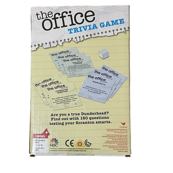 COMPLETE Ready To Roll The Office Trivia Game Adults Teens Kids Cards TV  Party - Picture 2 of 6